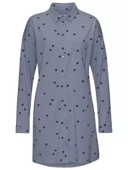 Ночная рубашка VIVANCE DREAMS, цвет graublau gemustert