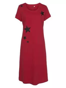 Ночная рубашка VIVANCE DREAMS, цвет rot-schwarz