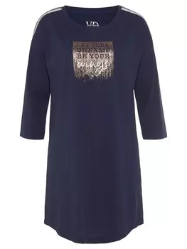 Ночная рубашка VIVANCE DREAMS, темно-синий