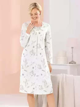 Ночная рубашка " Wschepur" "Ночная рубашка", цвет Champagner-Bedruckt