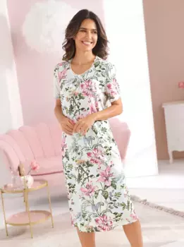 Ночная рубашка " Wschepur" "Ночная рубашка", цвет Ecru-Hellros-Bedruckt