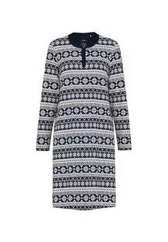Ночная рубашка женская, длина 100 см CALIDA, цвет Dark Lapis Blue