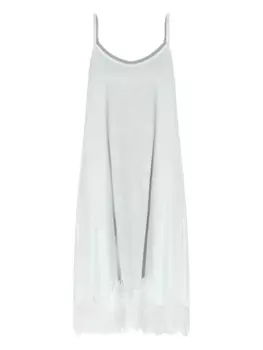 Ночная сорочка с кружевом Hanro, синий