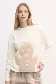 Ночная толстовка United Colors of Benetton, бежевый