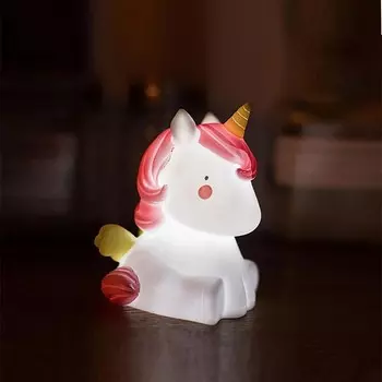 Ночник Urban Mood Unicorn - Белый - 12 см
