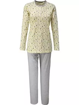 Ночное белье Erwin Mller, цвет creme/hellgrau meliert