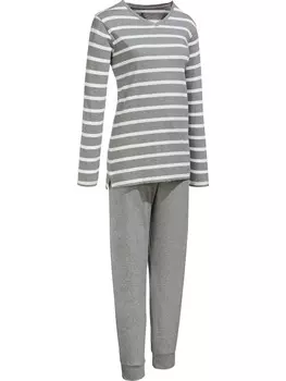 Ночное белье Erwin Mller, цвет grau meliert/wei