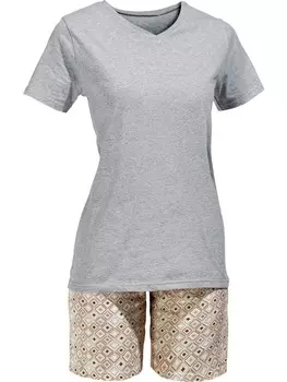 Ночное белье Erwin Mller, цвет grau meliert/sand