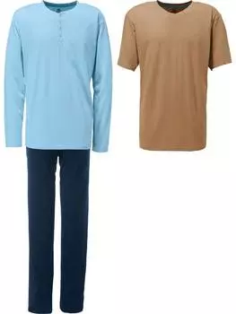 Ночное белье Erwin Mller, цвет hellbraun/blau