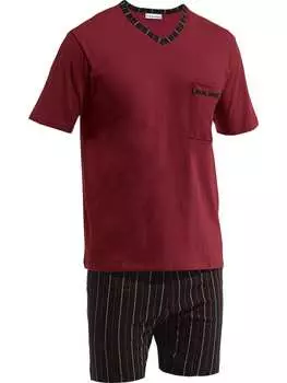 Ночное белье Erwin Mller, цвет schwarz/weinrot