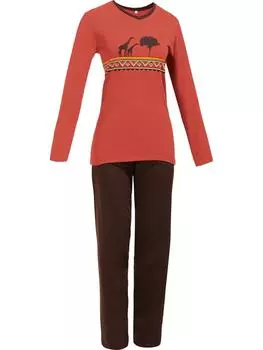 Ночное белье Erwin Mller, цвет terra/dunkelbraun