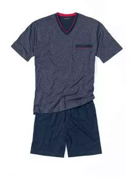 Ночное белье Gtzburg, цвет navy karo/gemustert