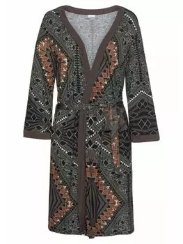 Ночное белье LASCANA, цвет braun/gemustert