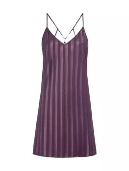 Ночное белье LSCN BY LASCANA, цвет pflaume gestreift