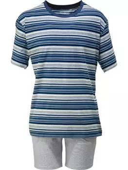 Ночное белье REDBEST, цвет dunkelblau/hellgrau meliert