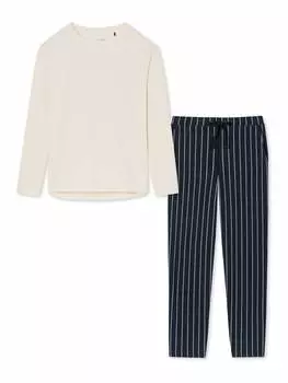 Ночное белье Schiesser, цвет blau gestreift/creme