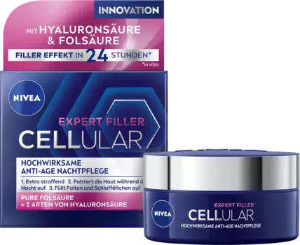 Ночной крем Anti Age Cellular Expert Filler 50 мл NIVEA