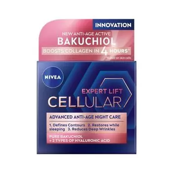 Ночной крем для лица Cellular Expert Lift Nivea, 50 мл