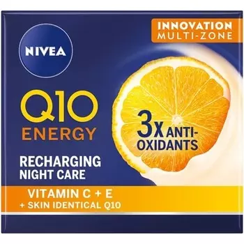 Ночной крем для лица Q10 Energy Rechargeing, 50 мл, Nivea