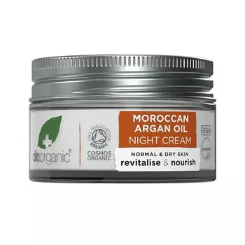 Ночной крем для лица с маслом арганы от Dr.Organic Moroccan Dr. Organic, 50 мл