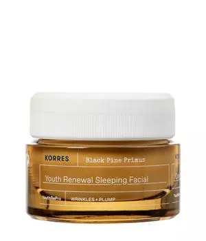 Ночной крем KORRES Black Pine Primus Erneuernde Nachtcreme gegen Falten, 40 ml