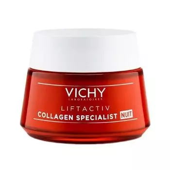Ночной крем Liftactiv Collagen Specialist Crema Antiarrugas de Noche Vichy, 50 ml