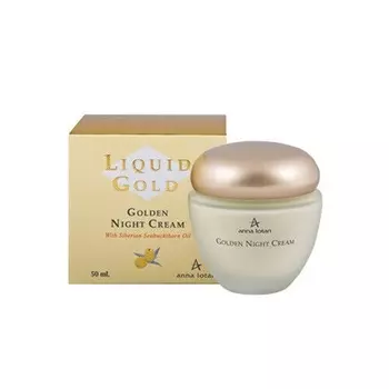 Ночной крем Liquid Gold Golden 50 мл 1,7 унции Anna Lotan