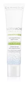 Ночной крем от прыщей против несовершенств кожи Dermedic Normacne Preventi