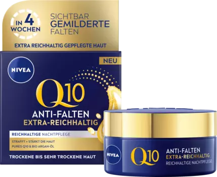 Ночной крем против морщин Q10 Extra Rich 50 мл NIVEA