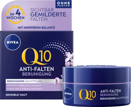 Ночной крем против морщин Q10 успокаивающий 50мл NIVEA