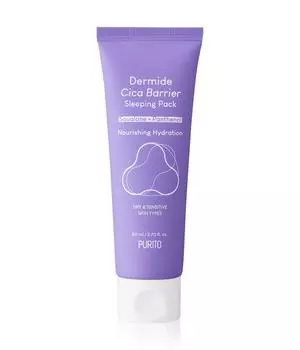 Ночной крем PURITO Dermide Cica Barrier Sleeping Pack, 80 ml