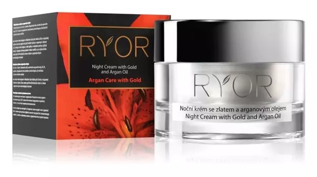 Ночной крем с золотом и аргановым маслом RYOR Argan Care with Gold