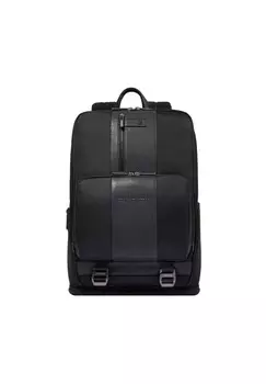 Ночной рюкзак для компьютера из переработанной ткани PIQUADRO, цвет Nero