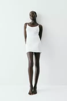Ночные трусы из джерси H&M, белый