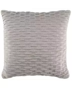 Noela Knit Подушка размером 20 x 20 дюймов Safavieh, серый