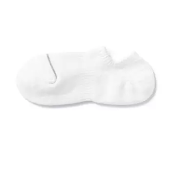 Ноги прямоугольные, ворсовая вязка, кроссовки неглубокие (мужские) MUJI, белый