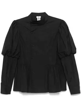 Noir Kei Ninomiya блузка из коллаборации с Comme Des Garcons, черный