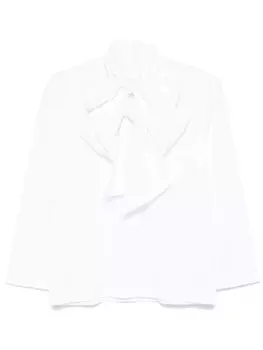 Noir Kei Ninomiya футболка с бантом, белый