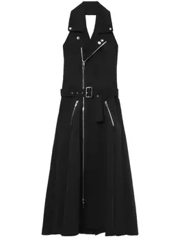 Noir Kei Ninomiya платье миди с вырезом халтер, черный