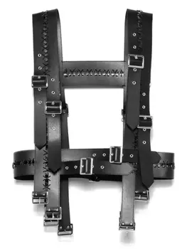 Noir Kei Ninomiya жилет из искусственной кожи, черный