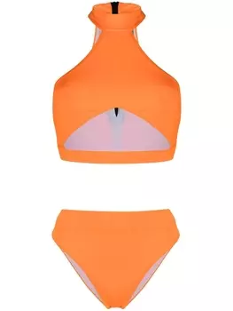 Noire Swimwear бикини Bahamas с вырезом, оранжевый