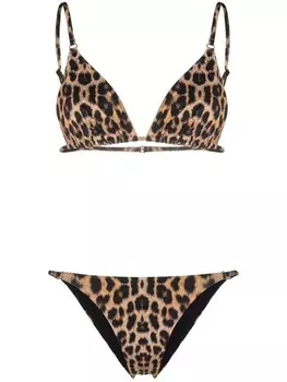 Noire Swimwear бикини Leopard Tanning, серый