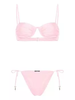 Noire Swimwear бикини Monowire с поясом, розовый