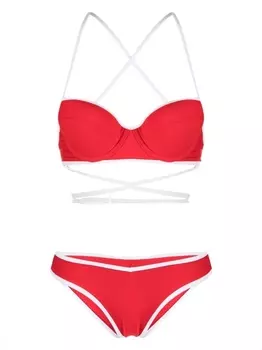Noire Swimwear бикини с топом-балконет, красный