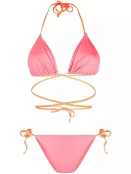 Noire Swimwear бикини Tanning с запахом, розовый