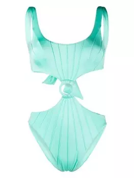 Noire Swimwear купальник с вырезами, синий