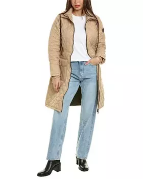 NOIZE Sissel стеганое пальто, бежевый