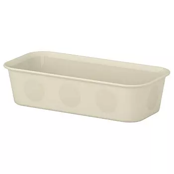NOJIG НОЙИГ Органайзер, пластик/бежевый, 10x20x5 см IKEA