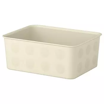 NOJIG НОЙИГ Органайзер, пластик/бежевый, 20x25x10 см IKEA
