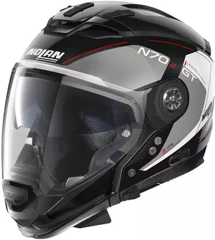 Nolan N70-2 GT Lakota N-Com Шлем, черный/серый/красный